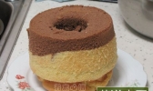 双色戚风蛋糕的做法