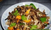 肉片榛蘑的做法