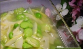 春笋烩春豆的做法