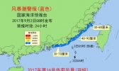 风暴潮Ⅳ级警报：福建厦门到广东揭阳将出现风暴增水