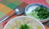 北瓜肉丝面疙瘩汤的做法