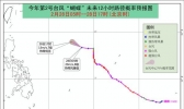 台风“蝴蝶”持续减弱并将消失