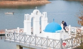 安徽黄山太平湖展现冬日浪漫