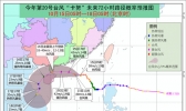 台风橙色预警：广东浙江等8省市区有强风雨