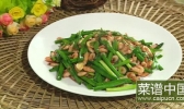 韭菜炒河虾的做法