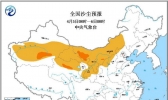 沙尘暴蓝色预警 新疆陕西等7省区局地有扬沙或浮尘