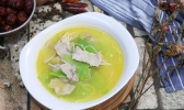 金针菇莴笋肉片汤的做法 金针菇莴笋肉片汤怎么做