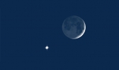 2020年1月28日金星合月