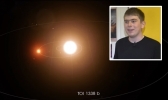 美国太空总署NASA17岁实习生Wolf Cukier上班仅3天就发现新系外行星TOI 1338b