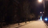 换冬装：北京延庆迎降雪 雪花铺满地