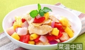 紫萝炒鸡片的做法