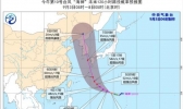 10号台风实时路径最新消息今天 台风“海神”加强为台风级