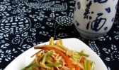 金针菇拌芦蒿豆干的做法