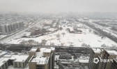 大年初六西安迎降雪 一片银装素裹