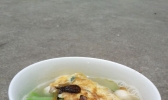 丝瓜煎蛋汤的做法