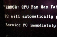 电脑重启后出现“ERROR：cpu fan has failed”的解决办法